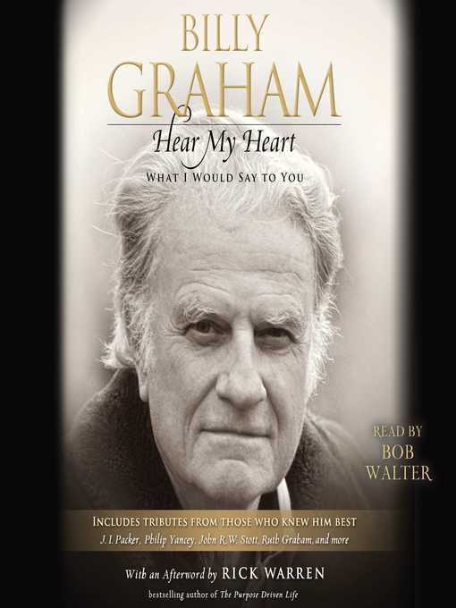 Title details for Hear My Heart by Billy Graham - Available